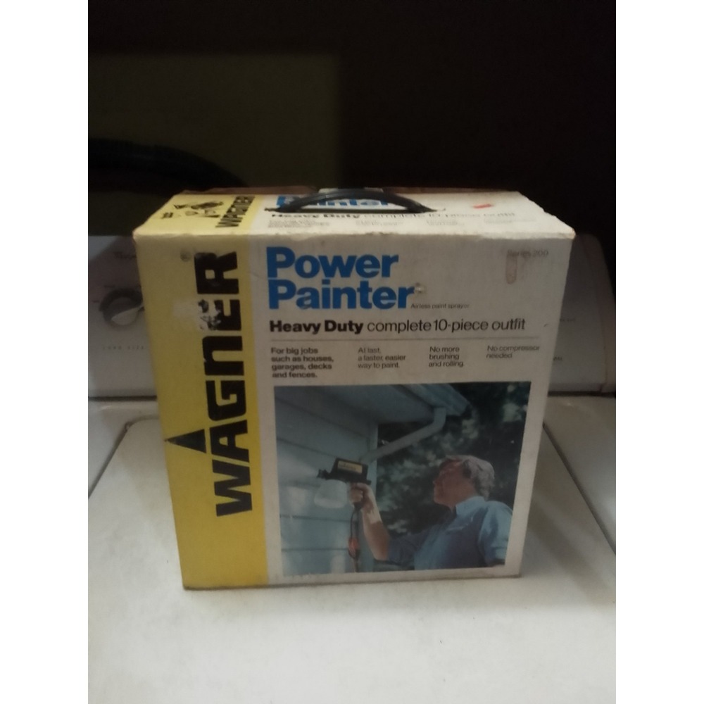 Vintage Wagner Power Painter Series 200 Heavy Duty 10-Piece Outfit #1303
